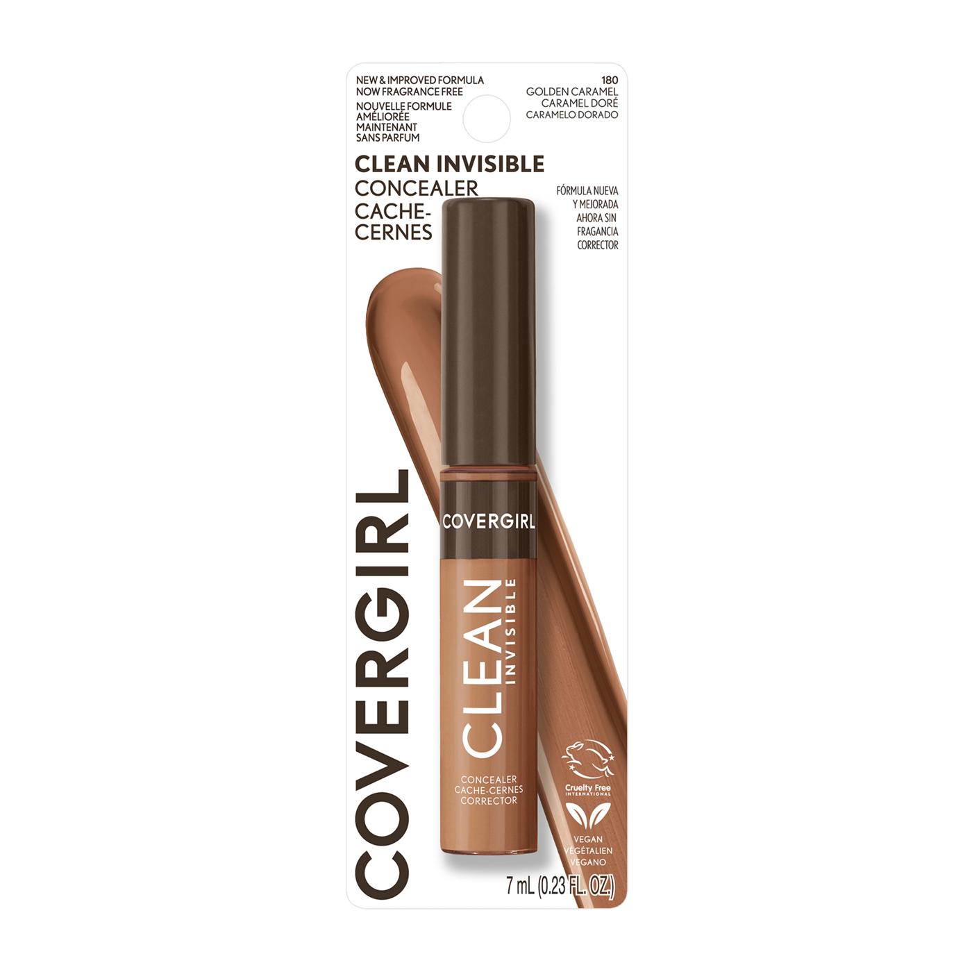 Covergirl Clean Invisible Concealer - Golden Caramel; image 1 of 15