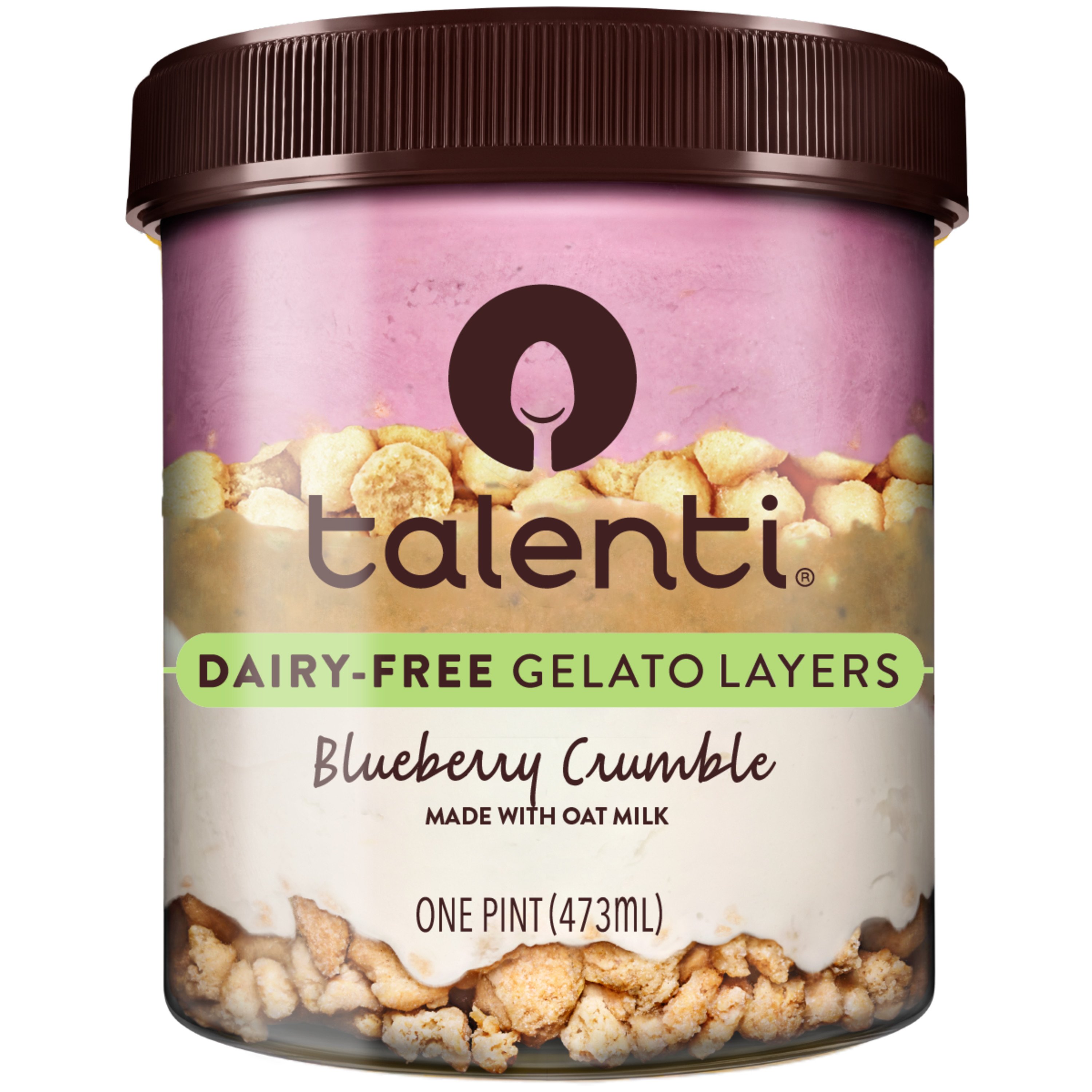 Talenti Dairy-Free Gelato Layers Blueberry Crumble - Shop Ice cream at ...