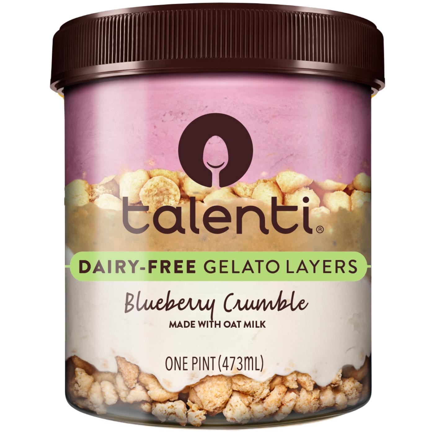 Talenti Dairy-Free Gelato Layers Blueberry Crumble; image 1 of 8