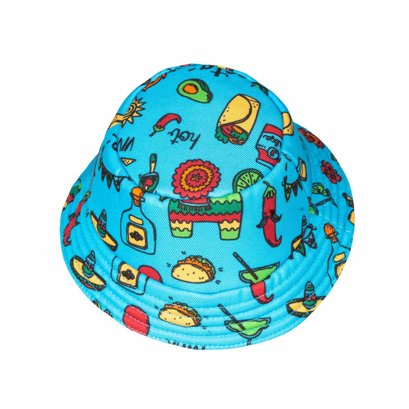 Simply Dog Blue Fiesta Icon Bucket Hat; image 2 of 2