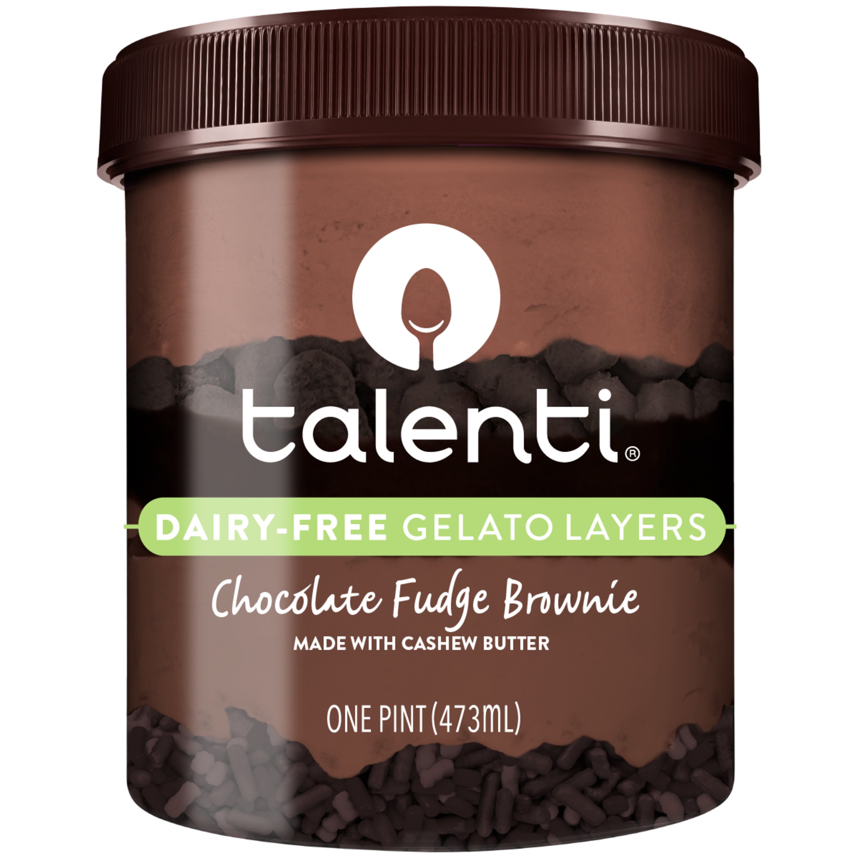 Talenti Dairy Free Chocolate Fudge Brownie Gelato Layers, 1 pt