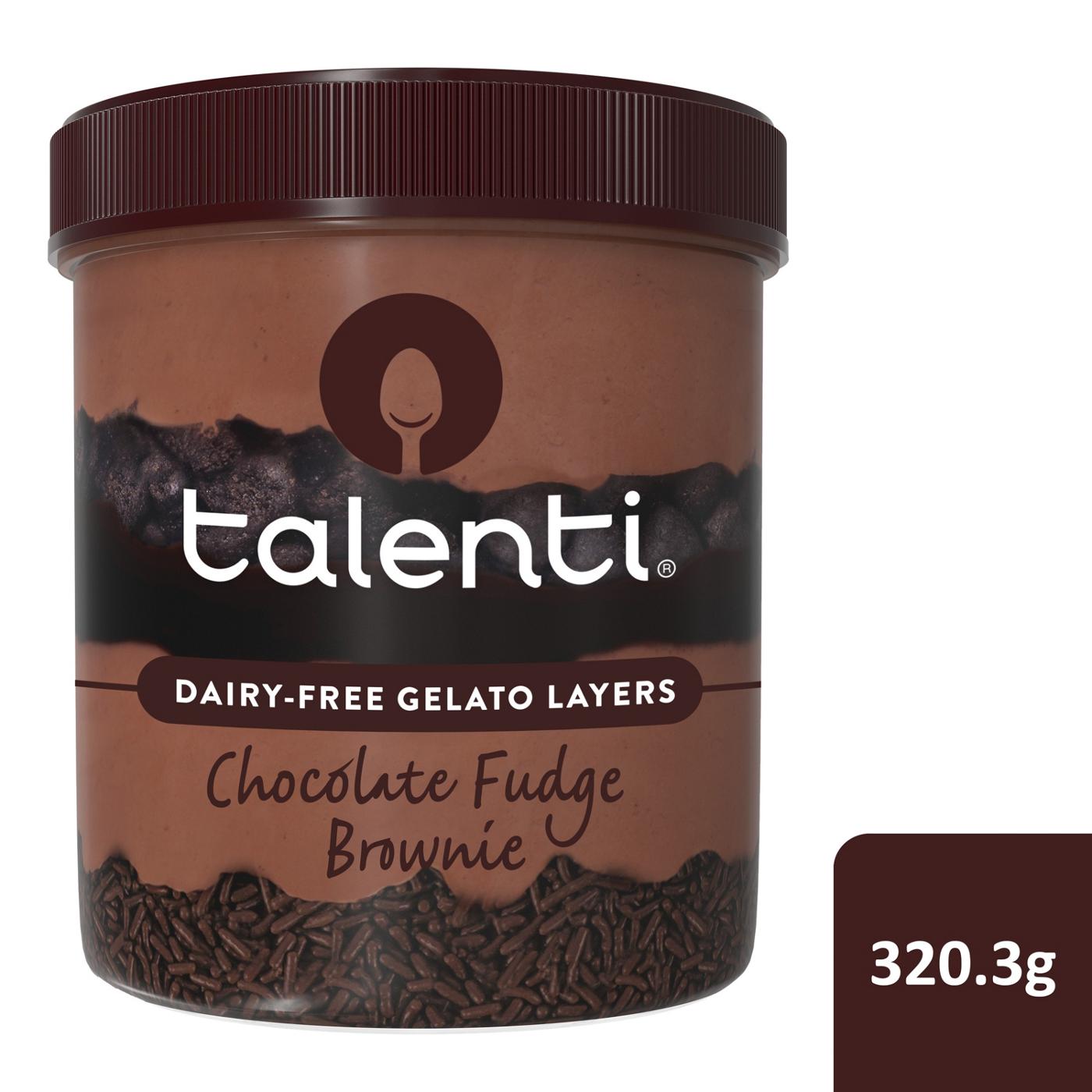 Talenti Dairy-Free Gelato Layers Chocolate Fudge Brownie; image 3 of 7