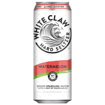 White Claw Watermelon Hard Seltzer, 19.2 oz
