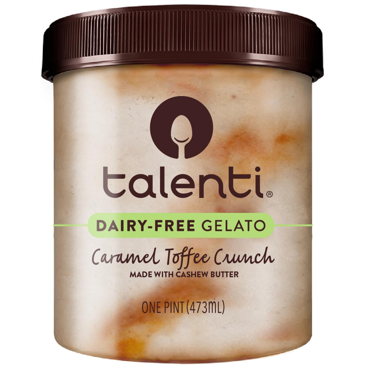Talenti Dairy-Free Gelato Caramel Toffee Crunch; image 1 of 2