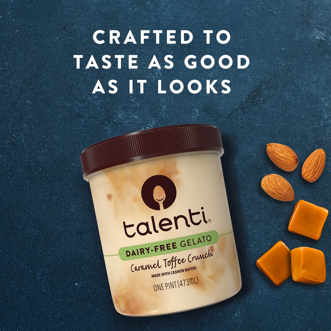 Talenti Dairy-Free Gelato Caramel Toffee Crunch - Shop Ice Cream at H-E-B