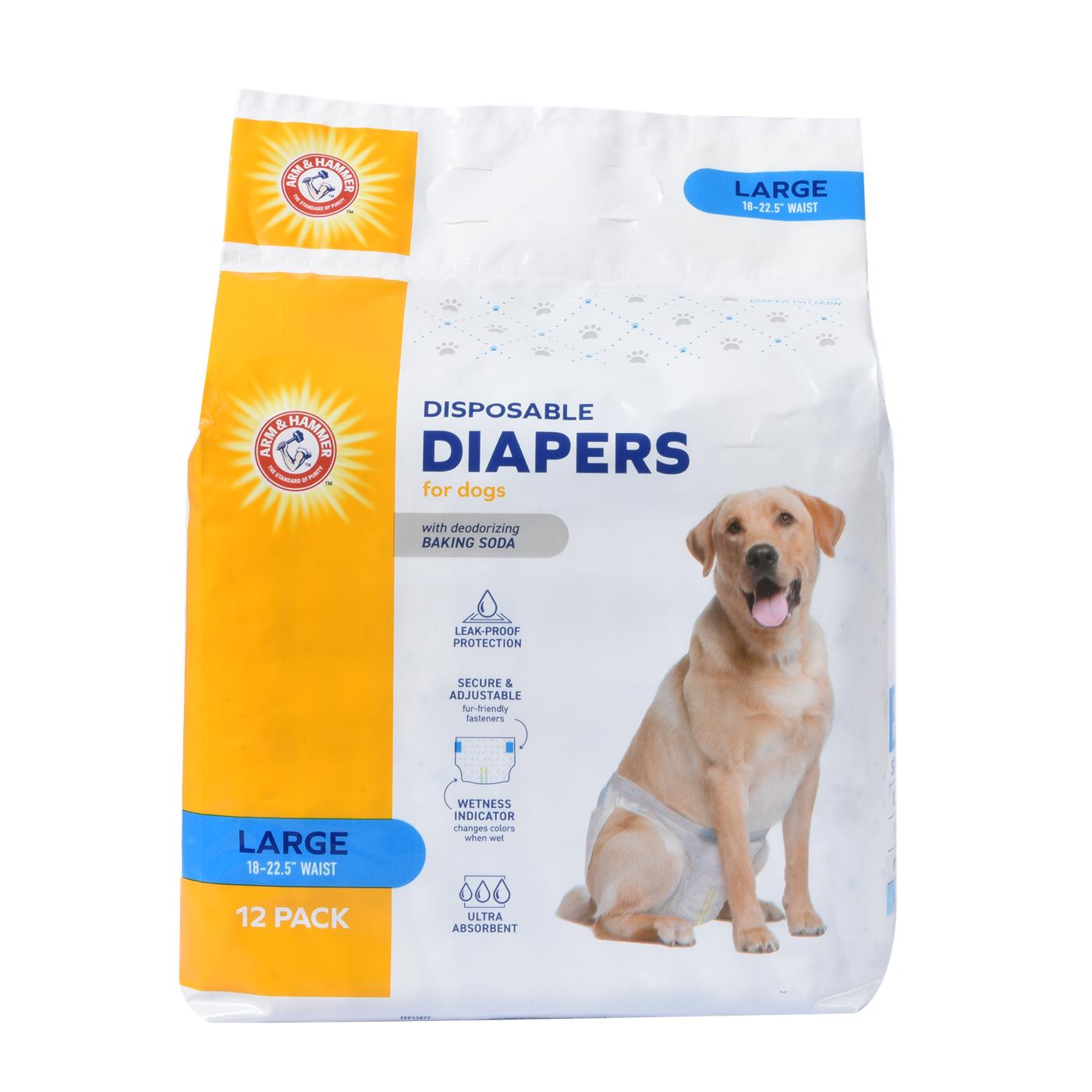 Dog depends hot sale diapers