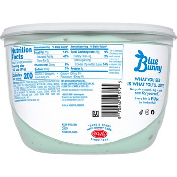 Blue Bunny Soft Mint Chocolate Chip Frozen Dairy Dessert