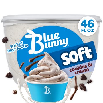 Blue Bunny Soft Cookies & Cream Frozen Dairy Dessert