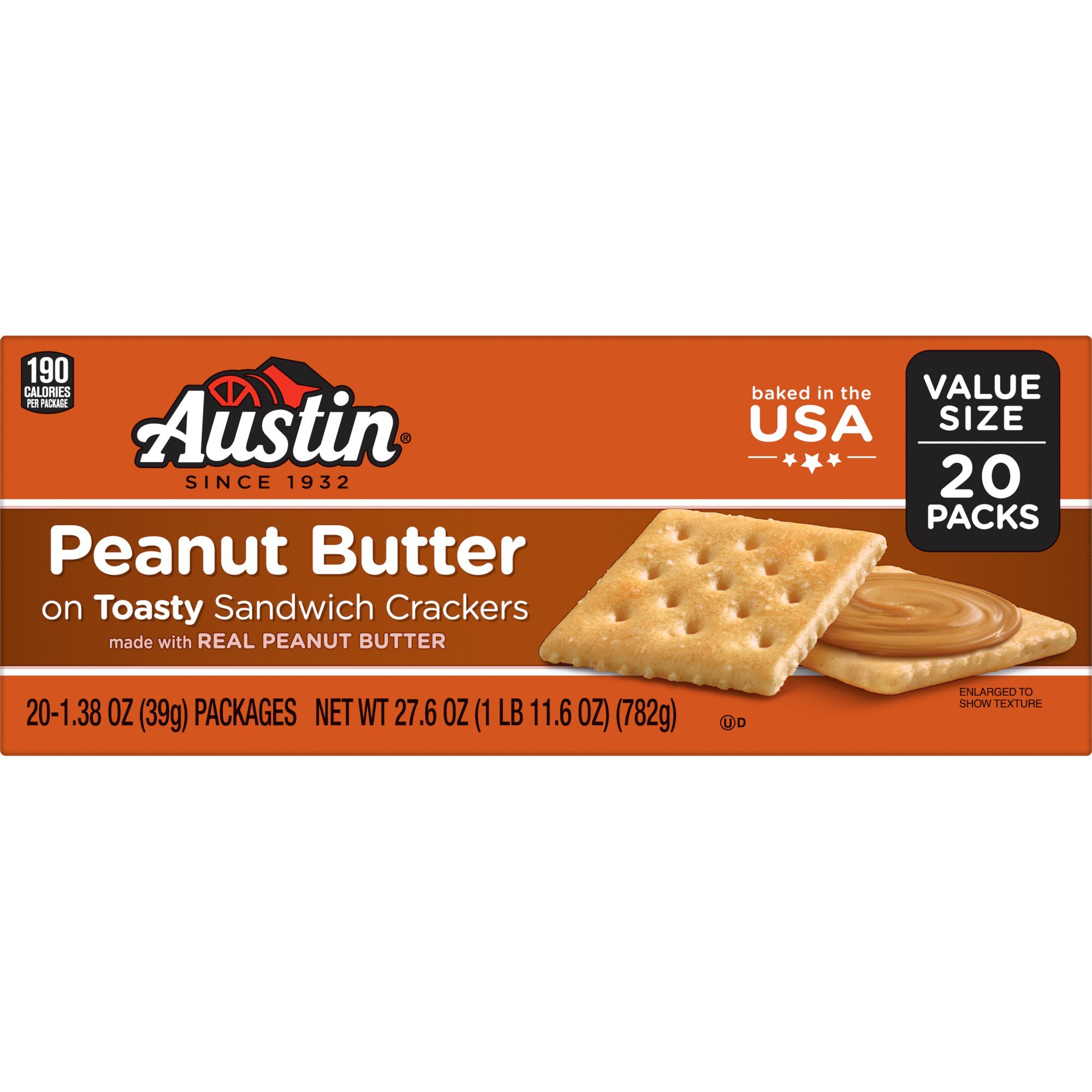Austin Peanut Butter on Toasty Sandwich Crackers Shop Crackers