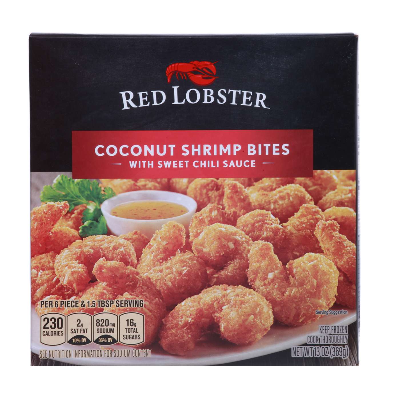 Red Lobster Frozen Coconut Shrimp Bites with Sweet Chili Sauce; image 1 of 2