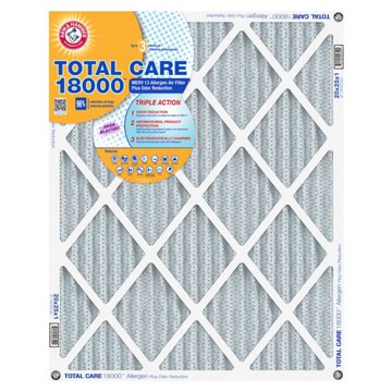 Arm & Hammer Total Care MERV13  Allergen Air Filter, 20" x 25" x 1"