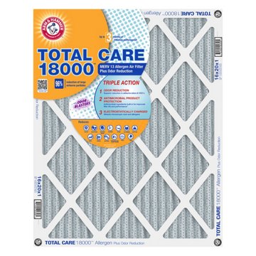Arm & Hammer Total Care MERV13 Allergen Air Filter, 16" x 20" x 1"