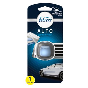 Febreze Auto Vent Clip Air Freshener - Laundry Fresh