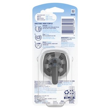 Febreze Auto Vent Clip Air Freshener - Laundry Fresh