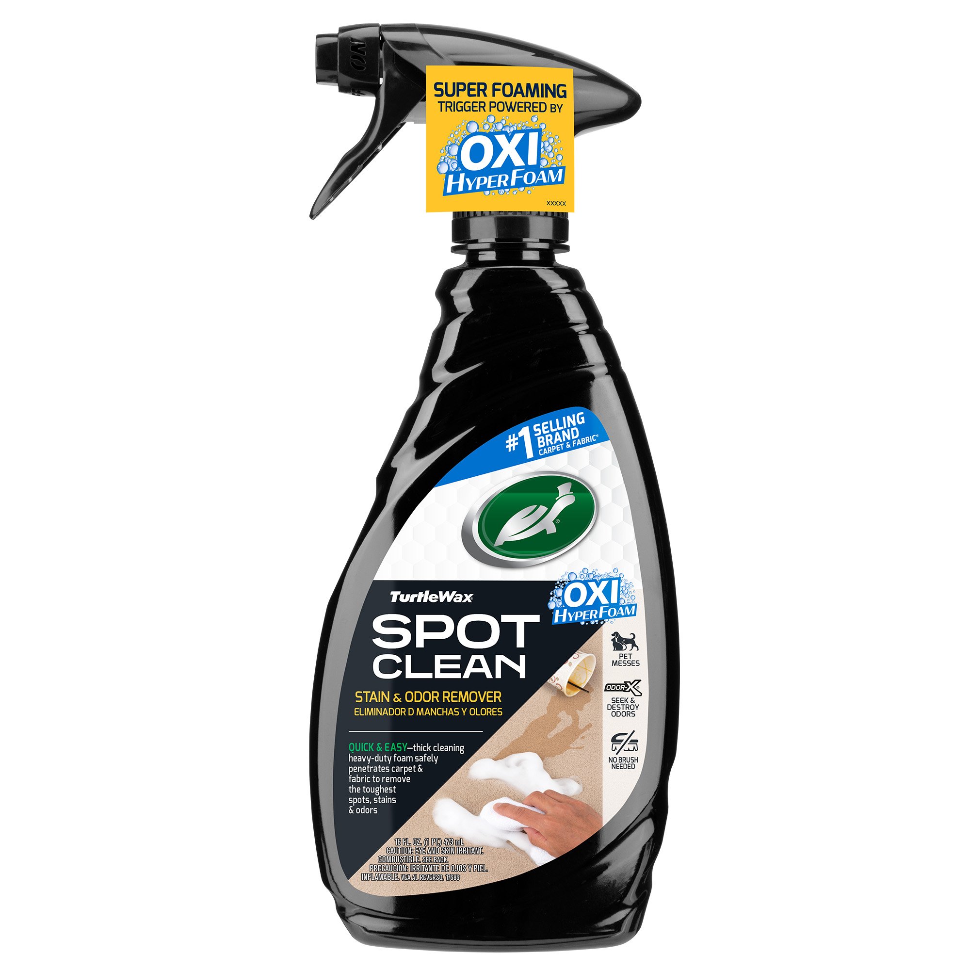 Turtle Wax Spot Clean Stain & Odor Remover 16 oz