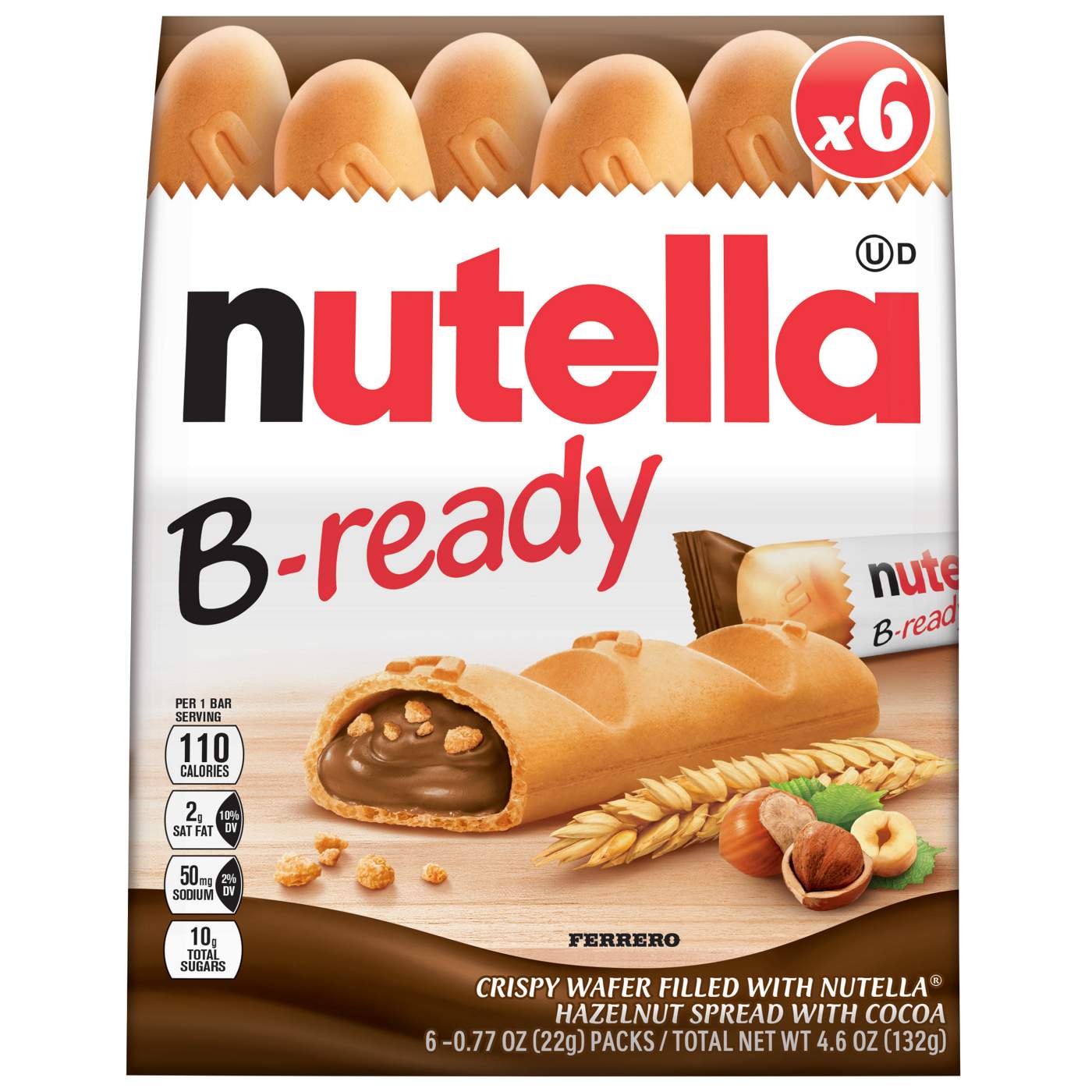 Nutella B-ready Crispy Wafers; image 1 of 2
