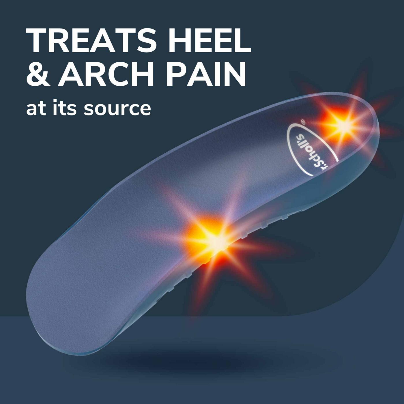 Dr. Scholl's Pain Relief Heel & Arch Insoles - Men's 8-12; image 4 of 8