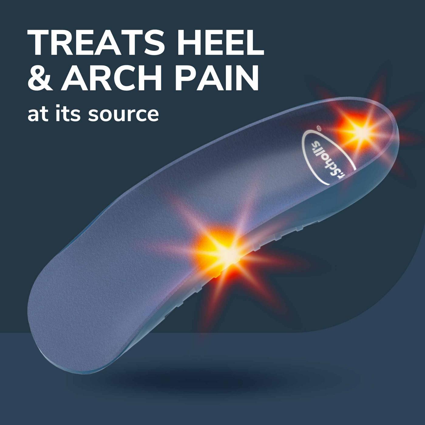 Dr. Scholl's Pain Relief Heel & Arch Insoles - Men's 8-12; image 7 of 8