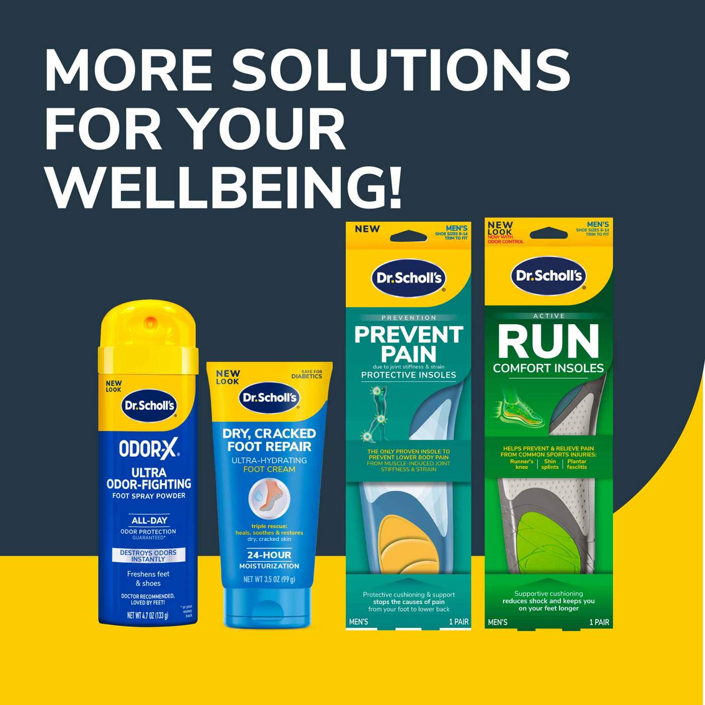 Dr. Scholl's Pain Relief Heel & Arch Insoles - Men's 8-12; image 8 of 8