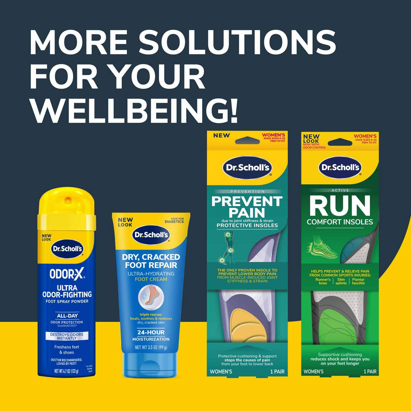 Dr. Scholl's Pain Relief Heel & Arch Women's 6-10 Insoles; image 6 of 9