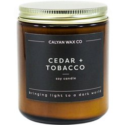 tobacco cedar candle target Calyan Wax Co. Cedar + Tobacco Scented Soy Candle, 8.8 oz | Central Market
