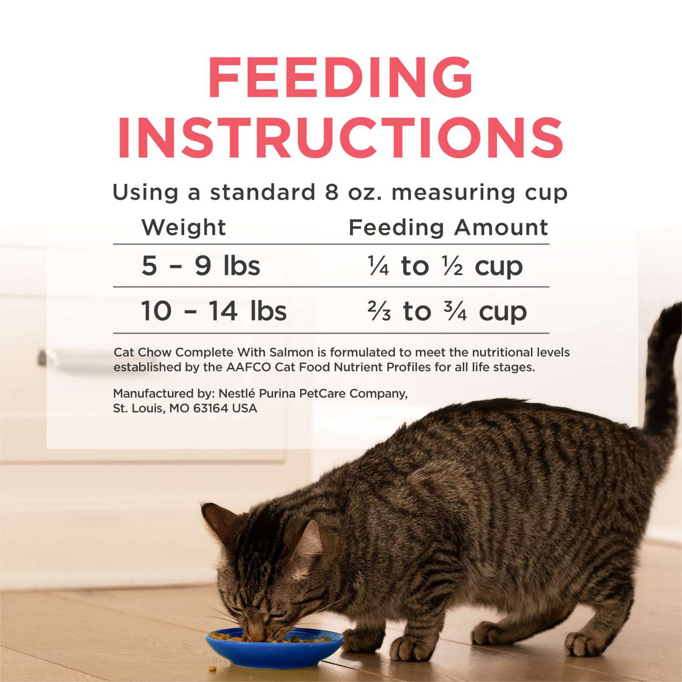 Cat Chow Purina Cat Chow Complete High Protein With Salmon Cat Food Dry Formula; image 2 of 3