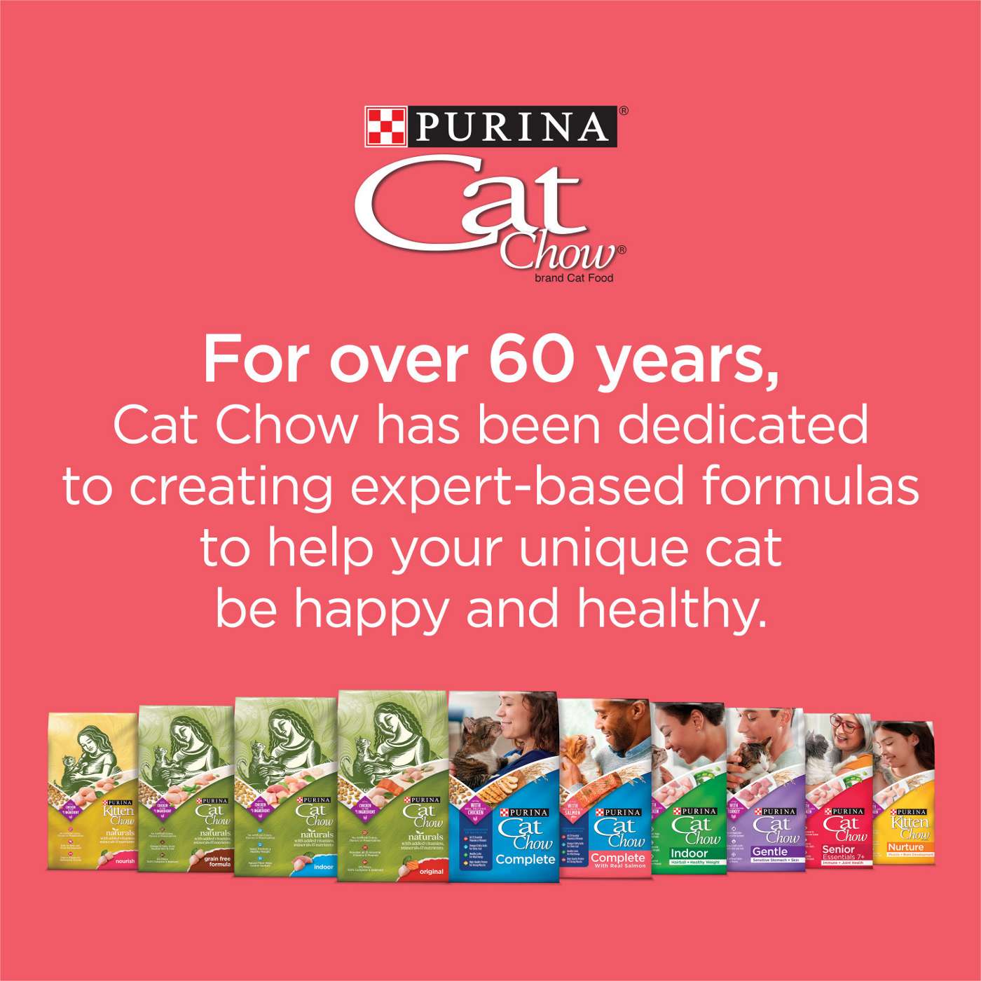 Cat Chow Purina Cat Chow Complete High Protein With Salmon Cat Food Dry Formula; image 5 of 7