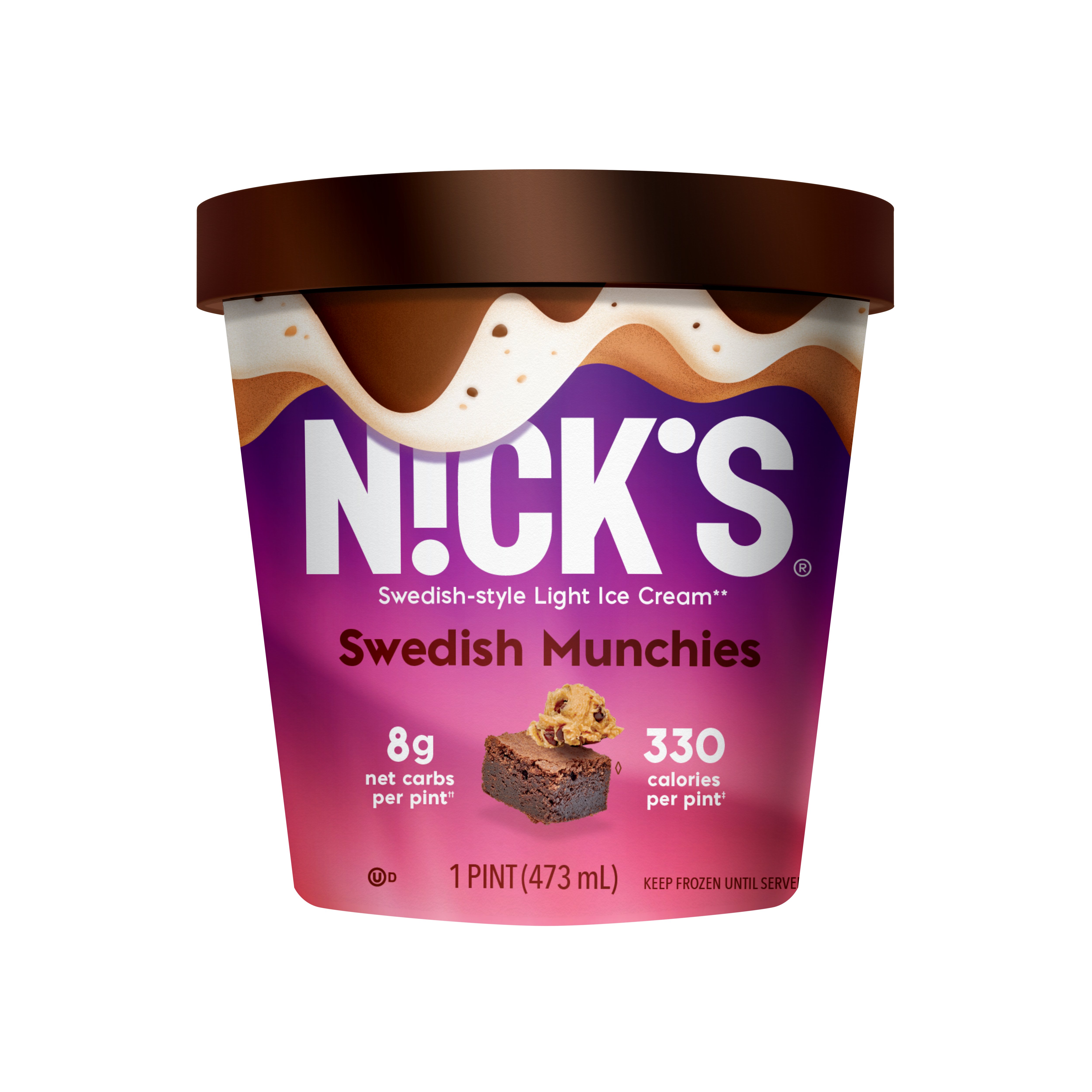 Nick's Swedish Munchies Swedish-Style Light Ice Cream - Shop Ice cream ...