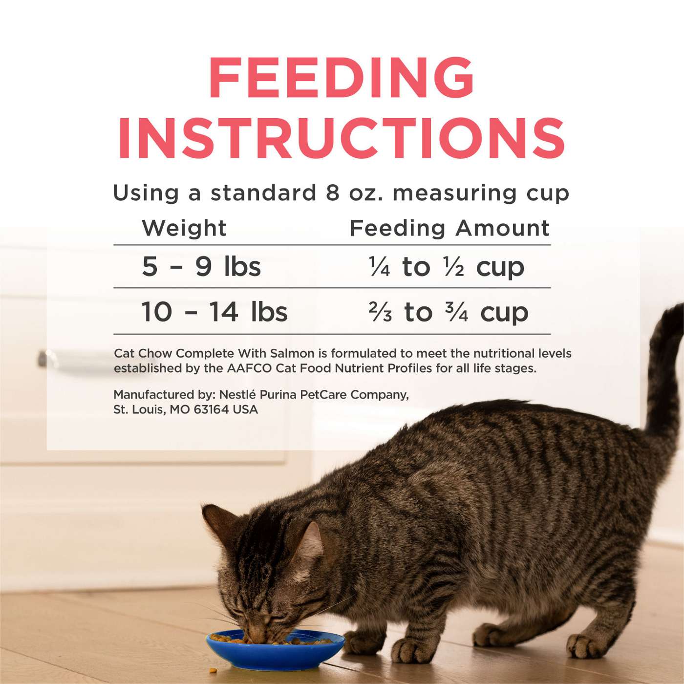Cat Chow Cat Chow Complete High Protein With Salmon Cat Food Dry Formula; image 5 of 7
