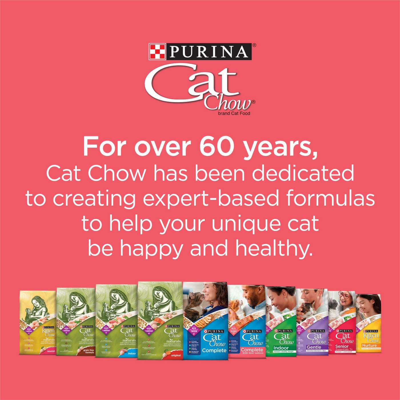 Cat Chow Purina Complete High Protein Dry Cat Food - Real Salmon; image 7 of 7
