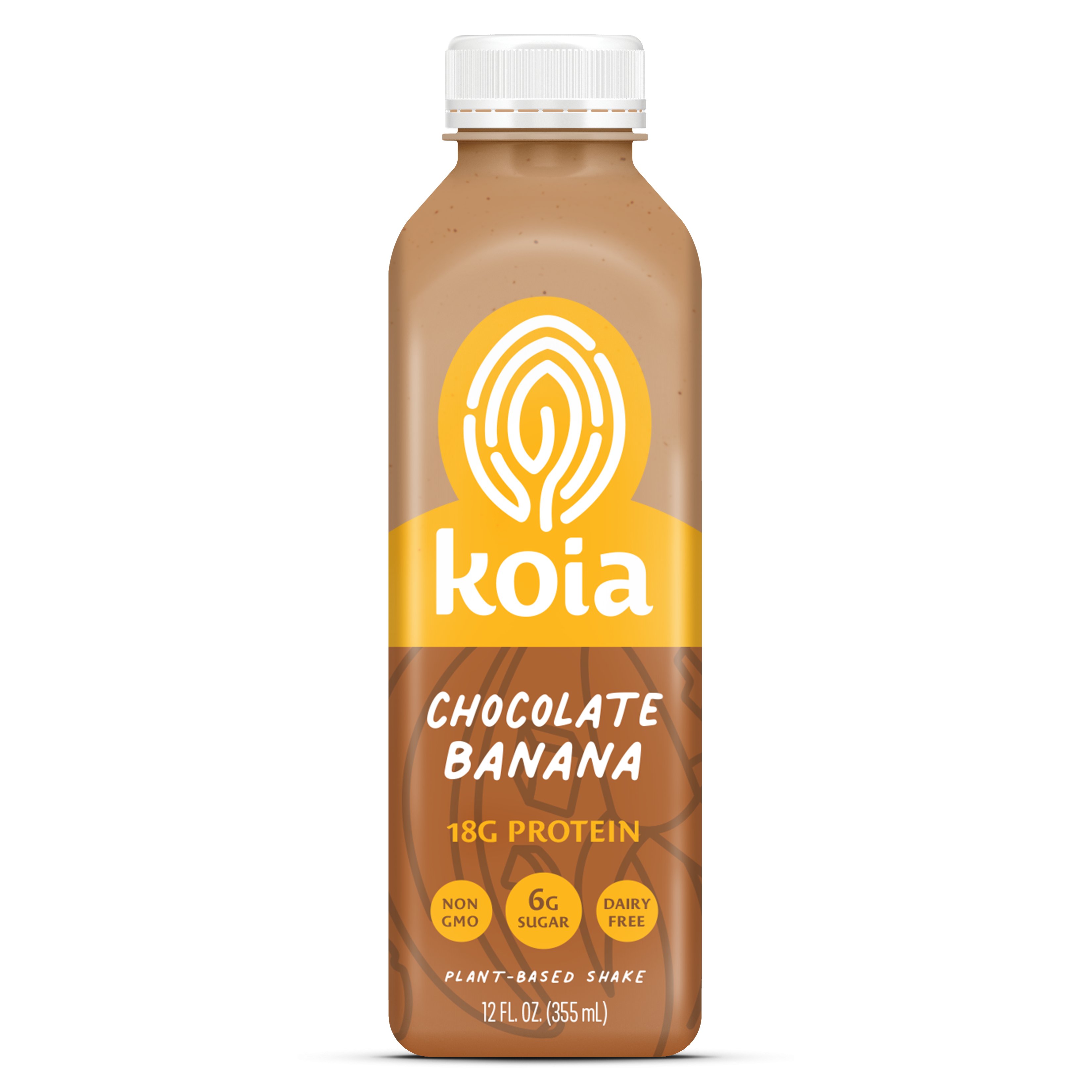 Koia Plant-Based 18g Protein Shake - Chocolate Banana, 12 oz