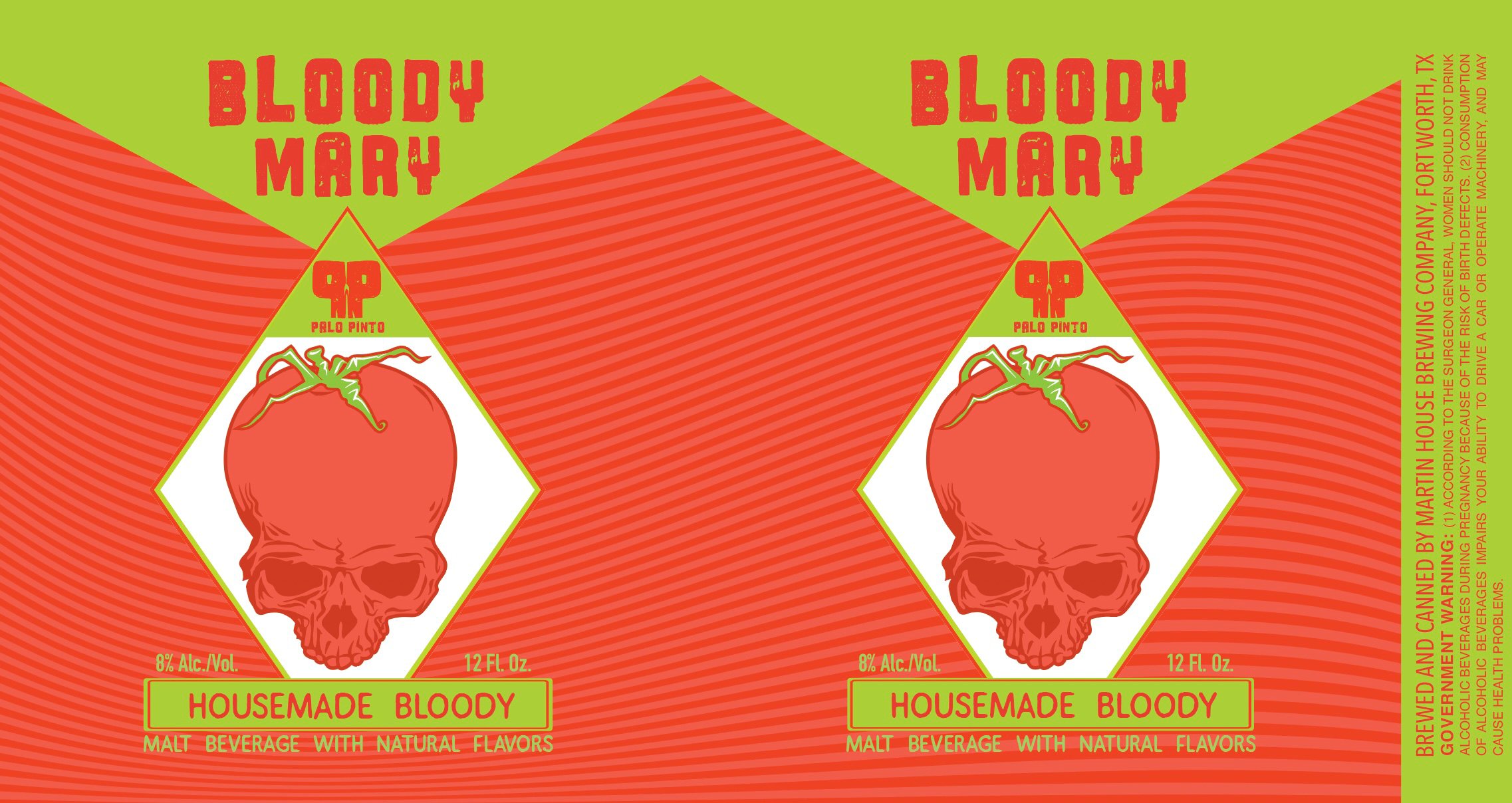 Palo Pinto Bloody Mary Malt Beverage 4 pk Cans - Shop Malt beverages ...