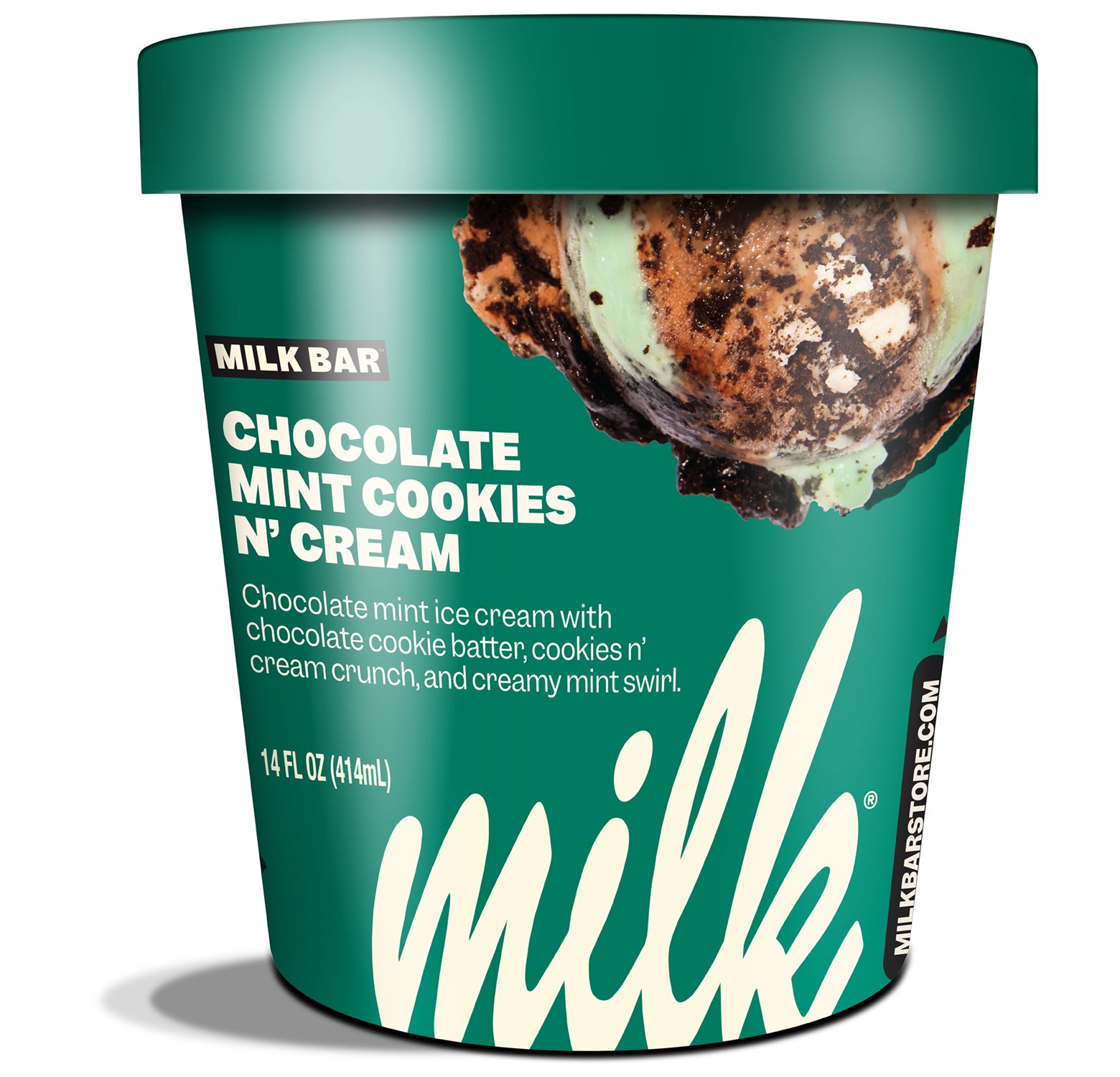 Milk Bar Chocolate Mint Cookies N' Cream Ice Cream Shop Ice Cream at