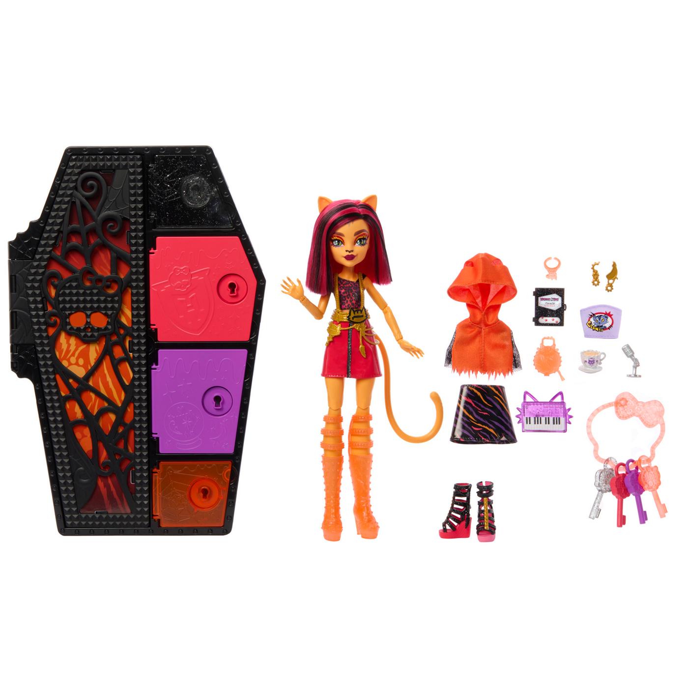 Monster High Skulltimates Secrets Neon Frights Toralei Stripe & Doll; image 2 of 2