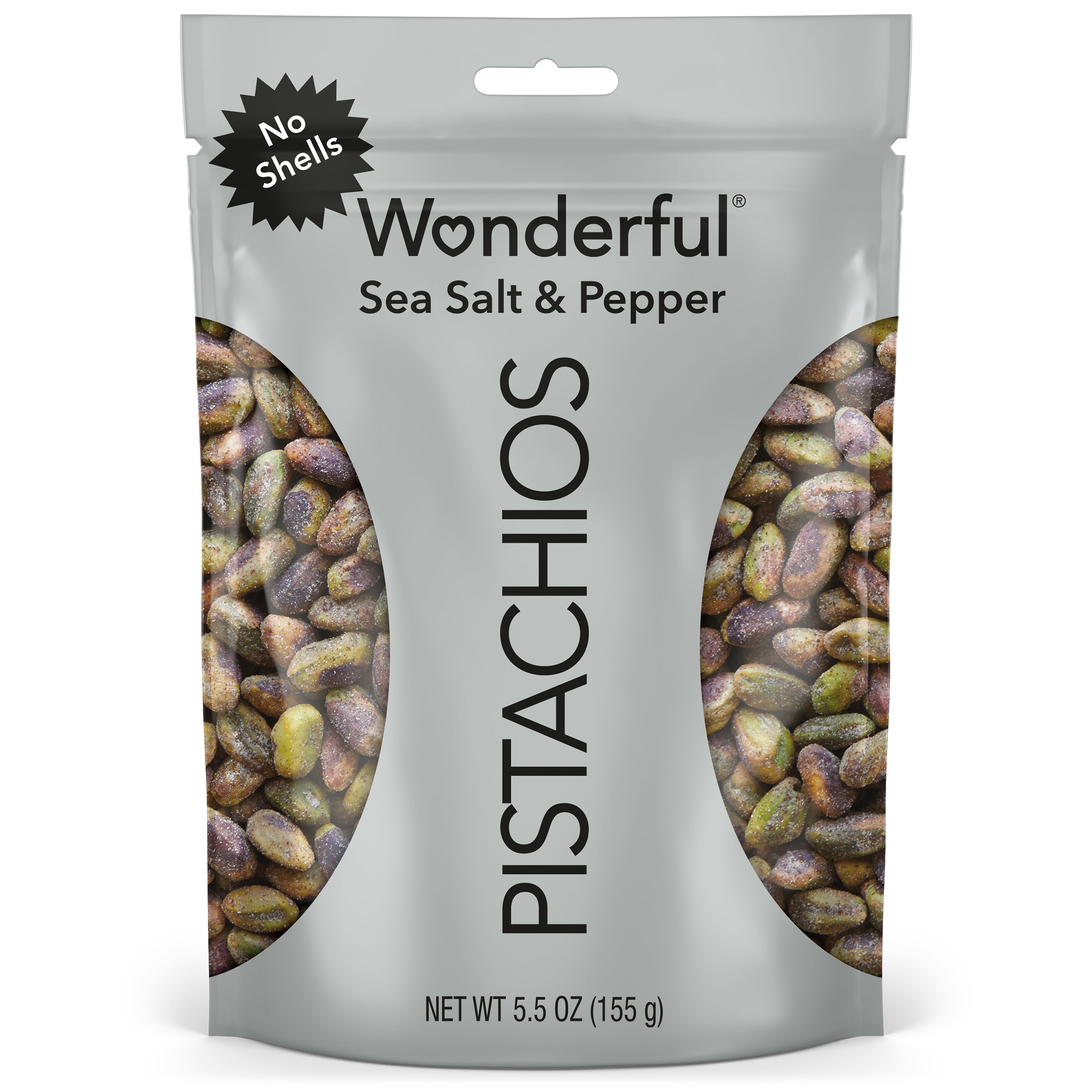 Wonderful No Shell Pistachios - Sea Salt & Pepper - Shop Nuts & seeds ...