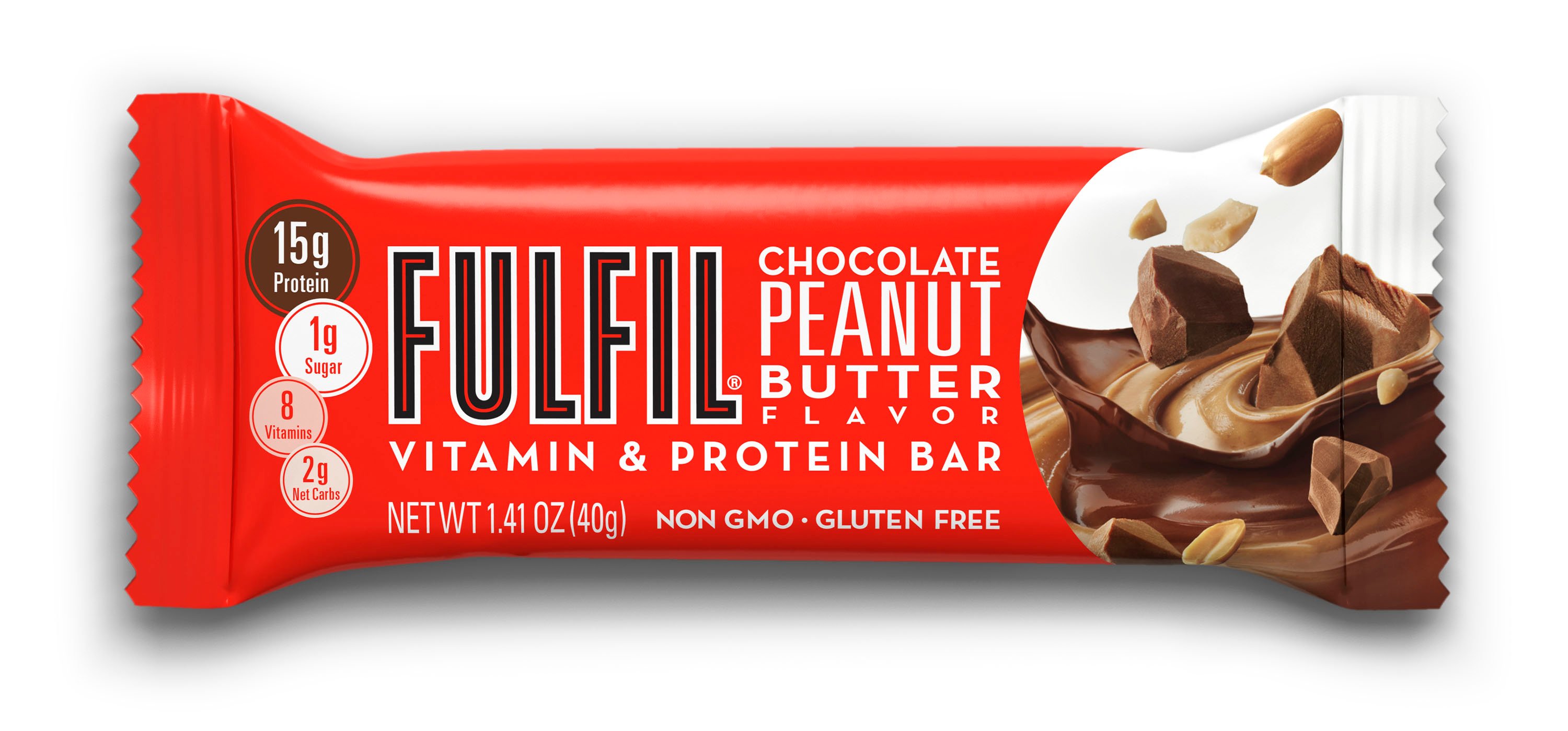 Fulfil Vitamin & 15g Protein Bar Chocolate Peanut Butter Shop