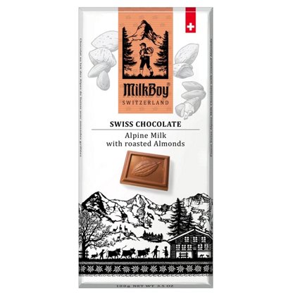 MilkBoy Swiss Alpine Milk Chocolate Bar, 3.5 oz | Central