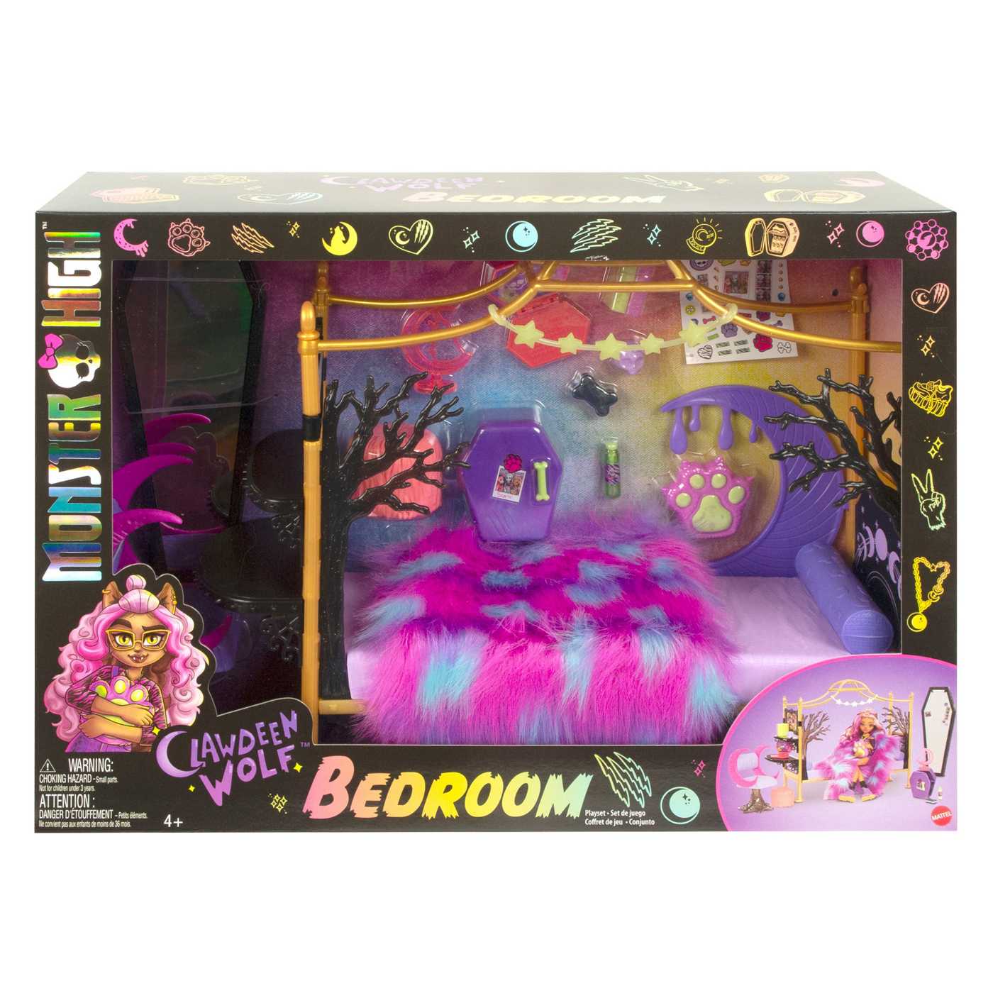 Monster High Clawdeens Bedroom; image 1 of 2