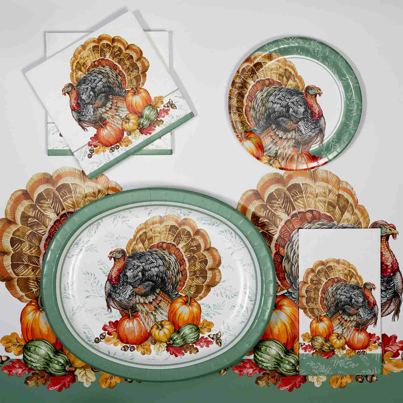 Destination Holiday Lunch Plates Thanksgiving Time Shop Party decor