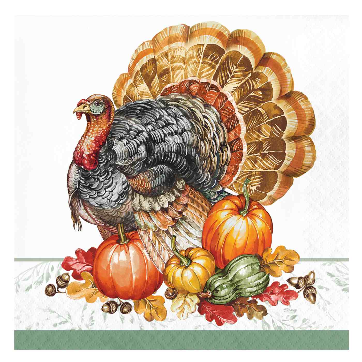 Destination Holiday Lunch Napkins - Thanksgiving Time; image 1 of 2