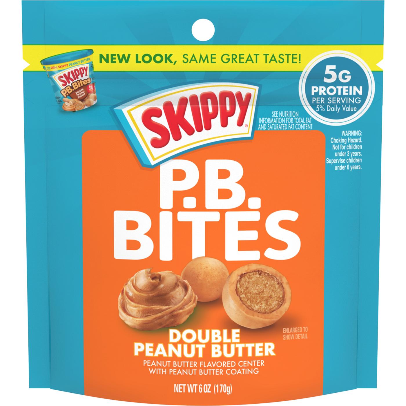 Skippy Double Peanut Butter Bites Pouch; image 1 of 4