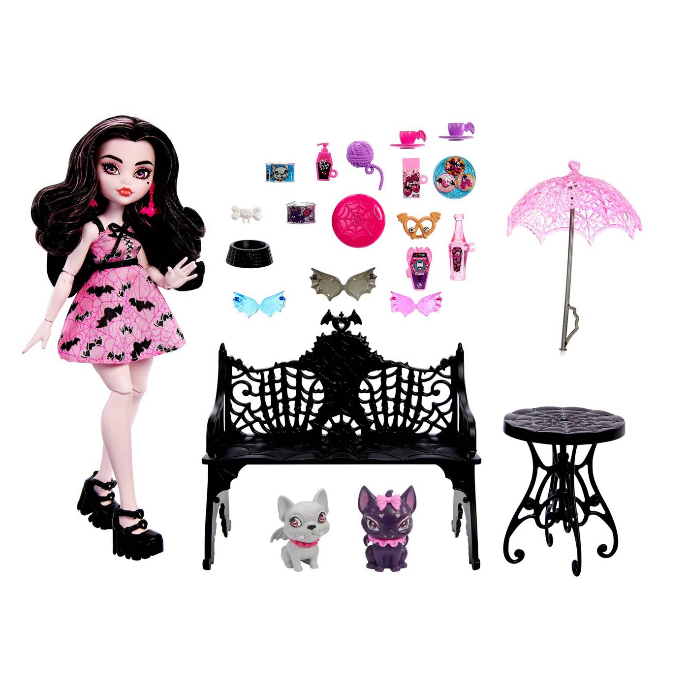 Monster High Draculaura Bite in the Park Doll Playset; image 2 of 3
