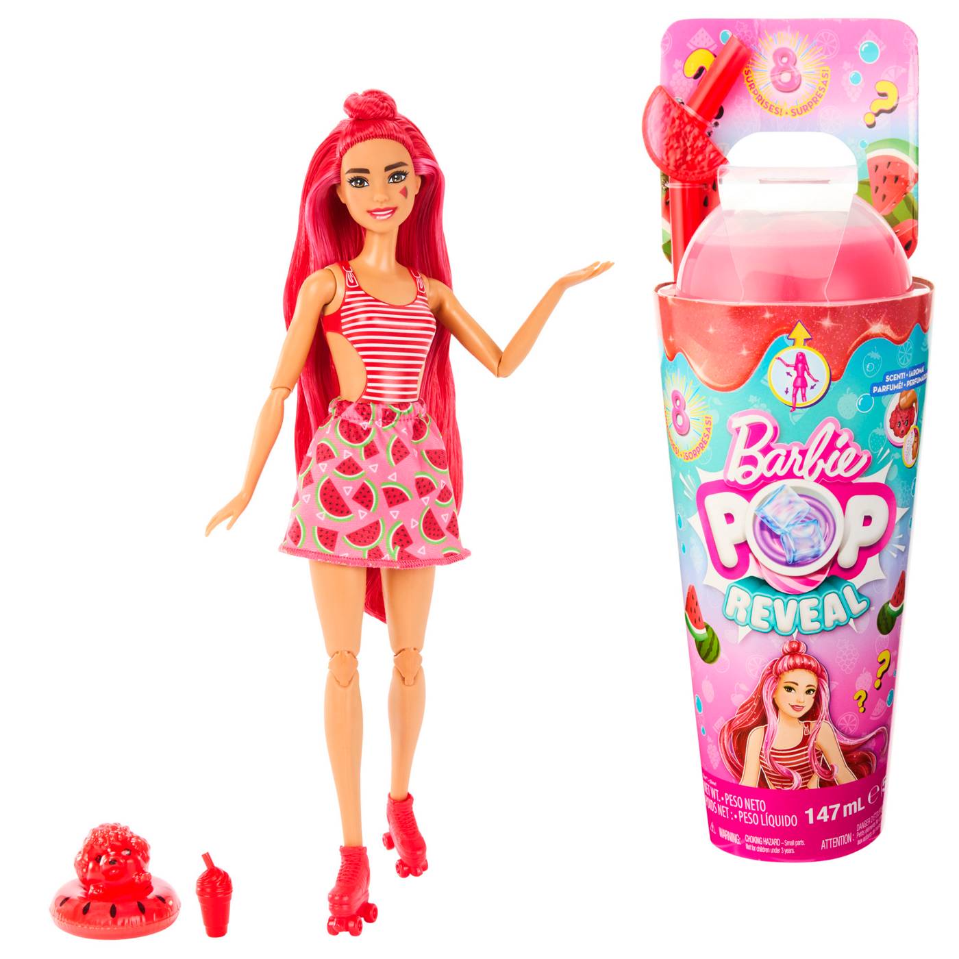 Barbie Color Reveal Fruit Series Doll - Watermelon Crush - Shop Action  Figures & Dolls at H-E-B