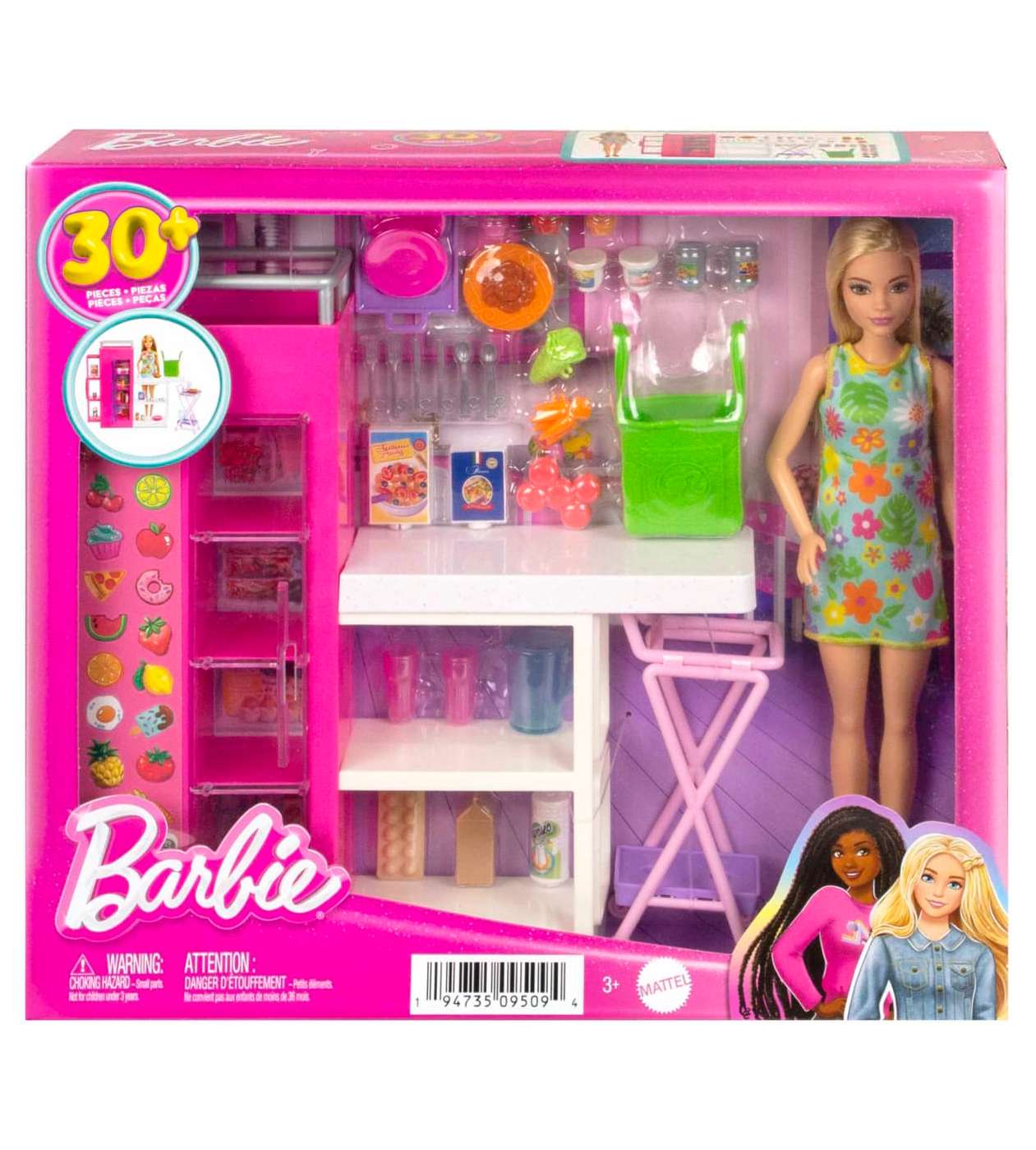 Barbie Ultimate Kitchen Pantry Playset with Doll