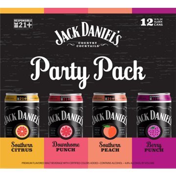 Jack Daniel's Party Pack 12 pk Cans, 12 oz