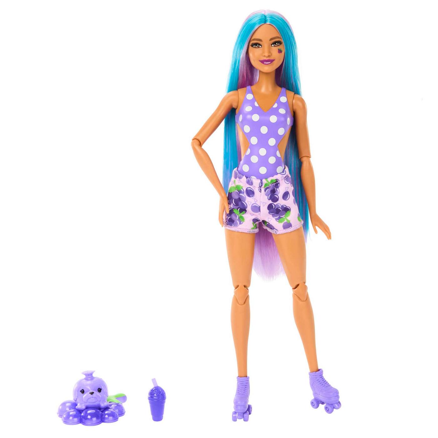 Barbie Pop Reveal Fruit Series Doll - Grape Fizz - Shop Action Figures &  Dolls at H-E-B