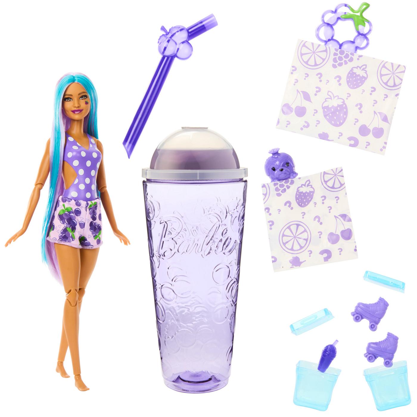 Barbie Pop Reveal Fruit Series Doll - Grape Fizz - Shop Action figures ...