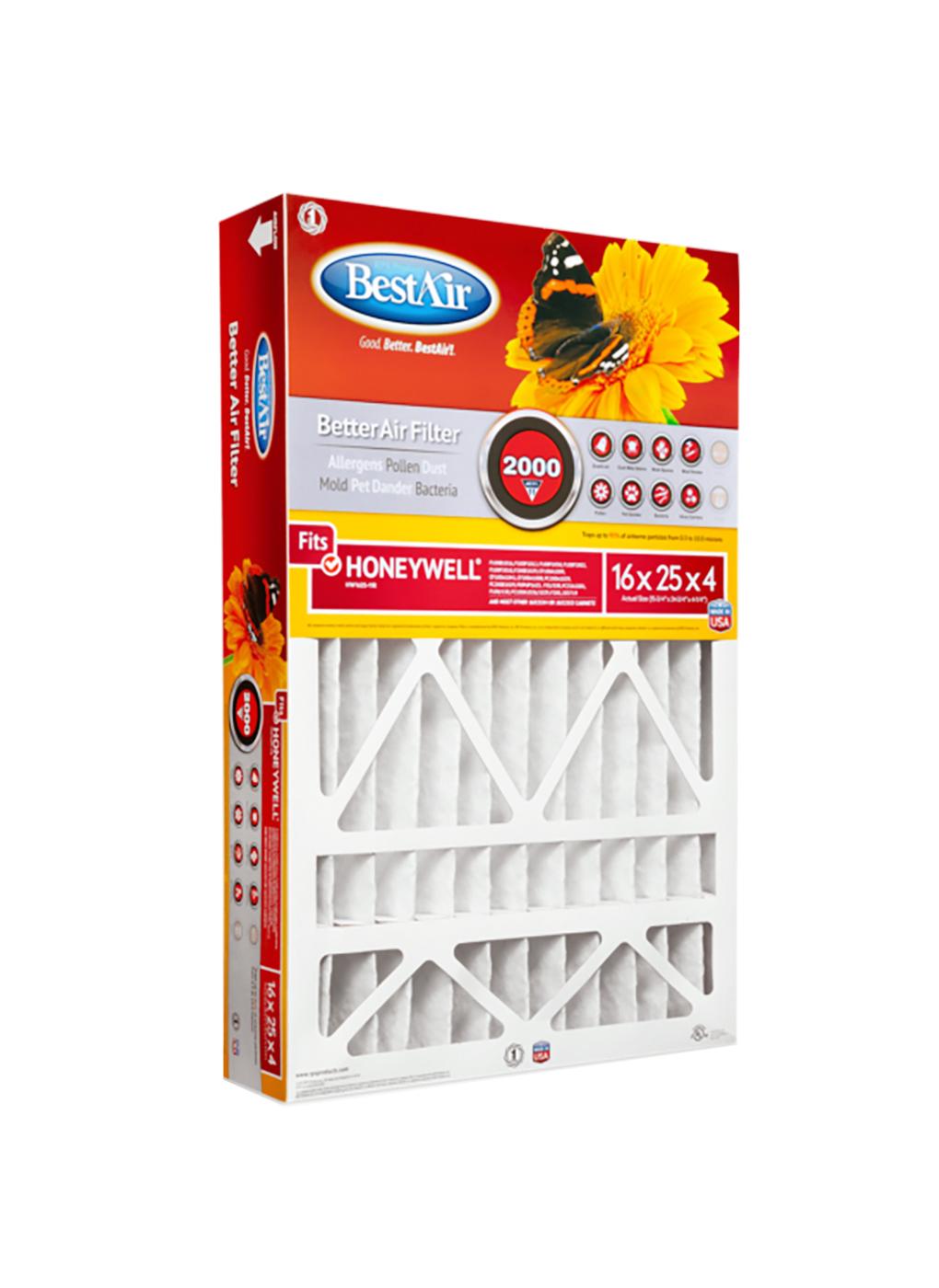 Best Air Honeywell MERV11 Cleaning Furnace Air Filter; image 1 of 2
