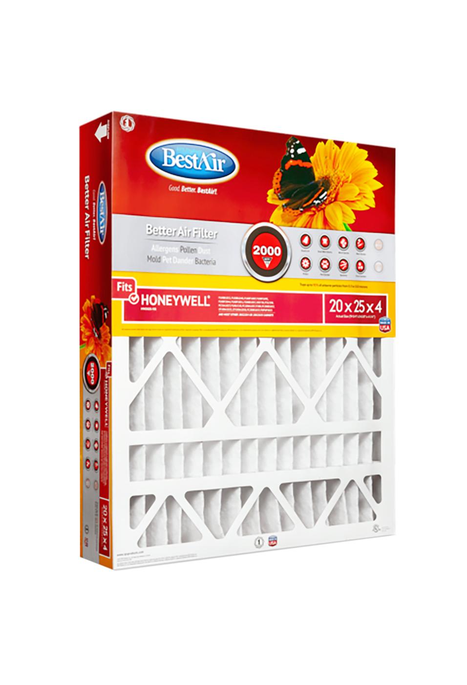 Best Air Honeywell MERV11 Cleaning Furnace Air Filter; image 1 of 2