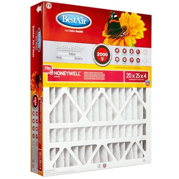 Best Air Honeywell MERV11 Cleaning Furnace Air Filter, 20" x 25" x 4"